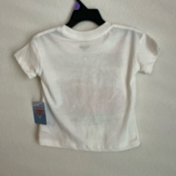 Disney Cars White and Red Kids Short Sleeve Tee size 2T-NWT - Picture 2 of 3